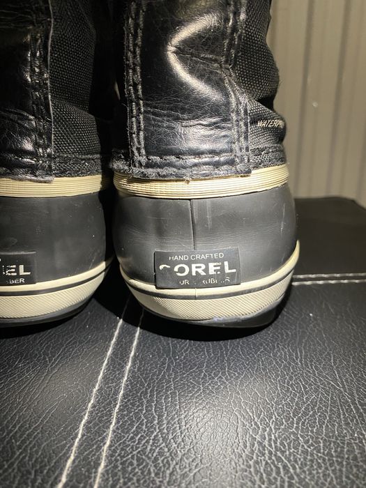 Ghete Sorel waterproof negre, mărimea 36, stare foarte bună