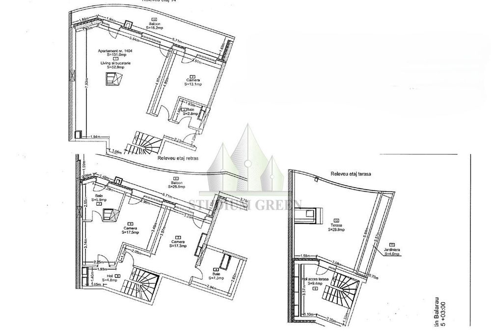 Penthouse| Etajele 14 și 15| Ansamblul Wings |Direct de la Dezvoltator
