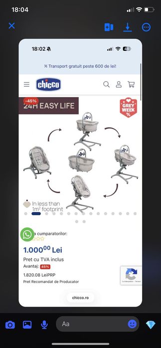 Patut Baby Hug Pro 4 in 1