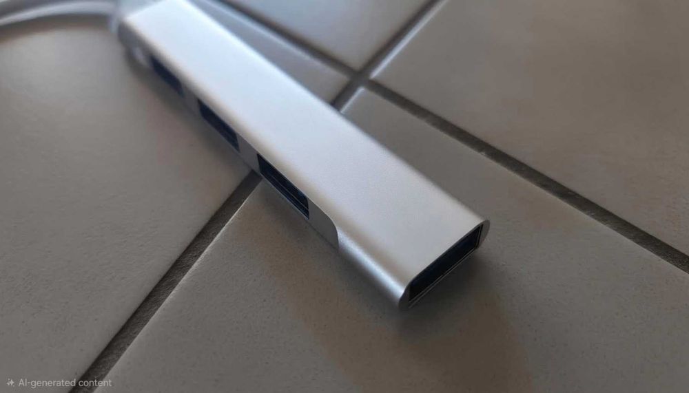 USB 3.0 хъб със четири порта