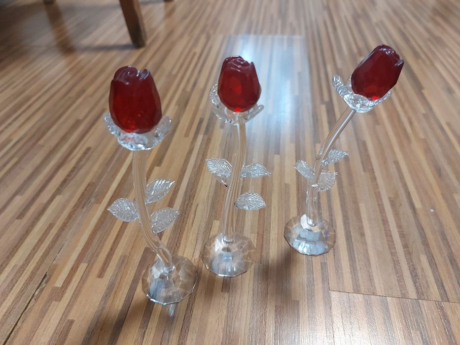 Кристални рози, 14см.