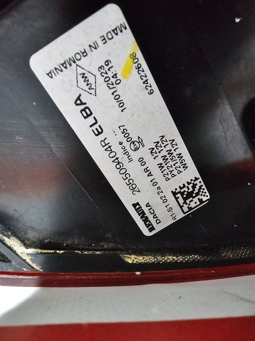 Stop dreapta Dacia Logan 3 Facelift 2023 cod 265509404R
