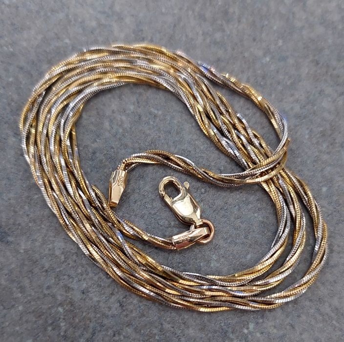 Colier,Lanț de aur,model diferit,special,stil Snake, 10,5 g