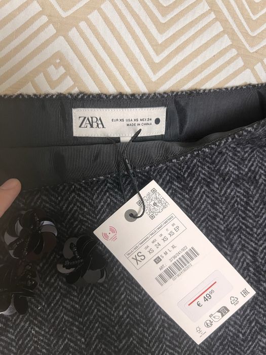Юбка мини бренд Zara