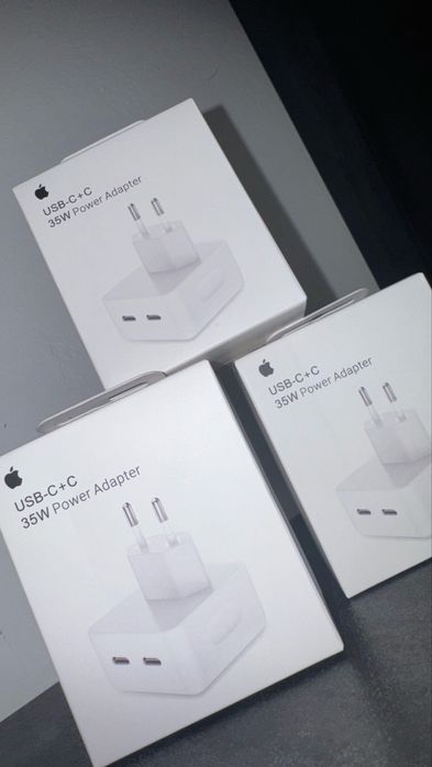 Apple 35W USB-C+C Power Adapter двоен адаптер с TYPE C изход