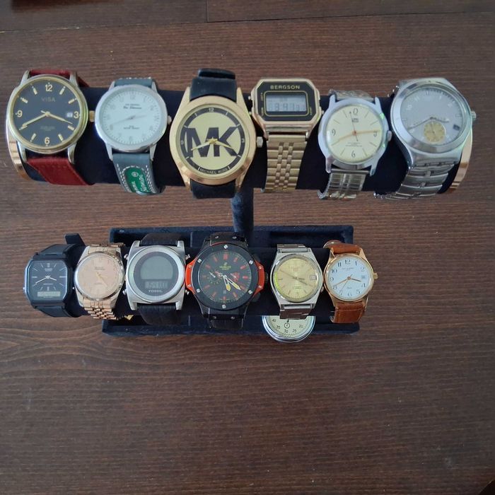 Лот часовници - механични и кварцови Seiko, Swatch, Fossil, Casio
