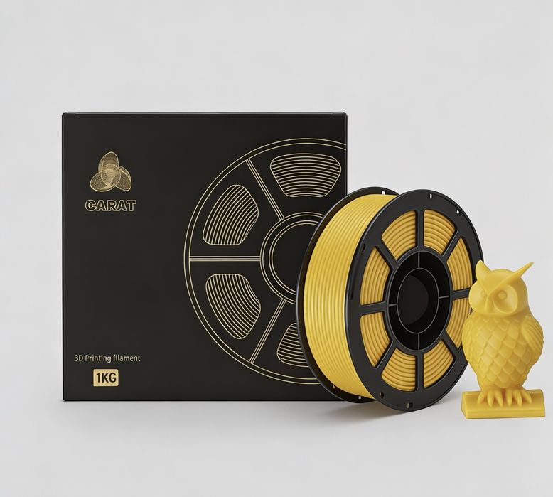 CARAT PETG Filament 1.75 мм 1 кг, Оранжевый пластик для 3D-принтера