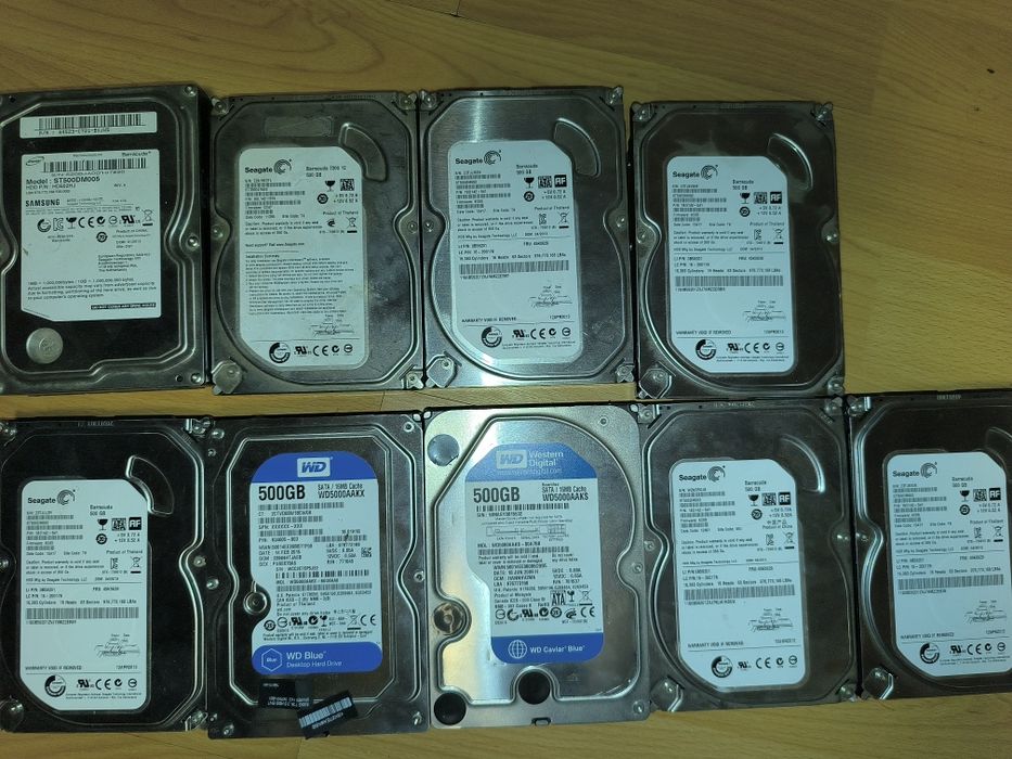 HDD 500GB WD si seagate slim 3.5