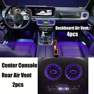 Въздуховоди мерцедес  Г-класа W464 с амбиентно лед осветление 64 цвята