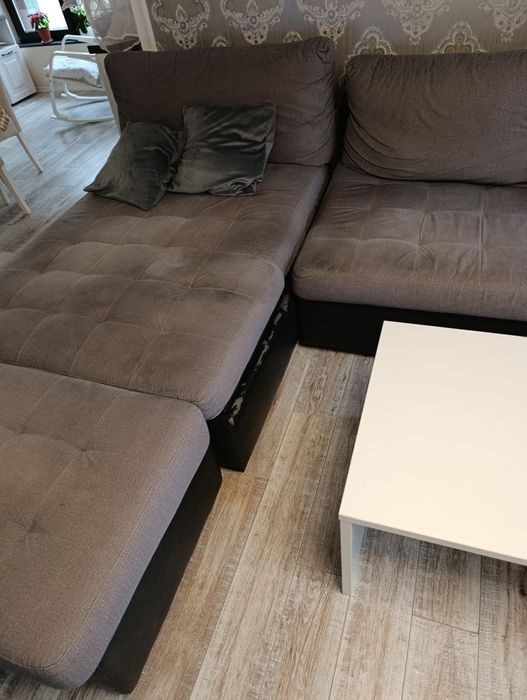 П образен диван с две ракли под лежанките и разпъващ механизъм