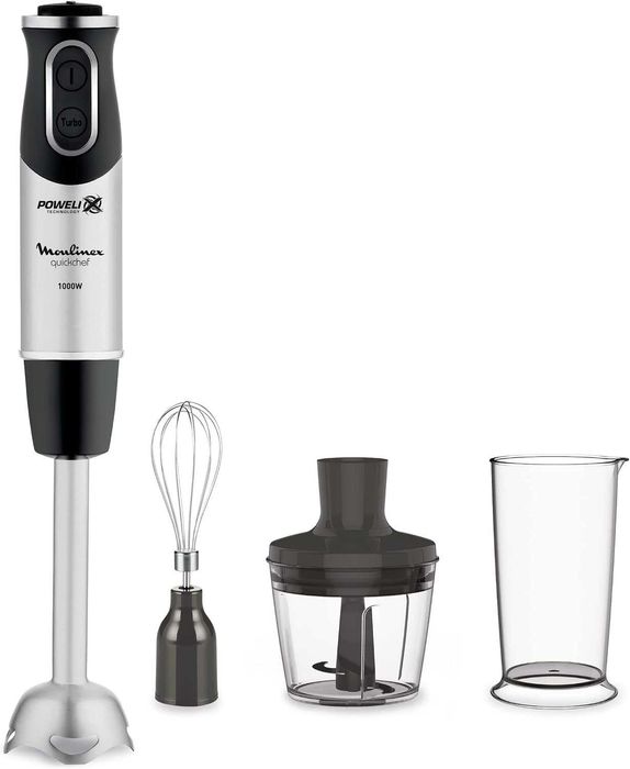 Нов Пасатор Чопър Moulinex DD655810 Quickchef 3 в 1, 3 Аксесоара, 1000 W, 2 години Гаранция
