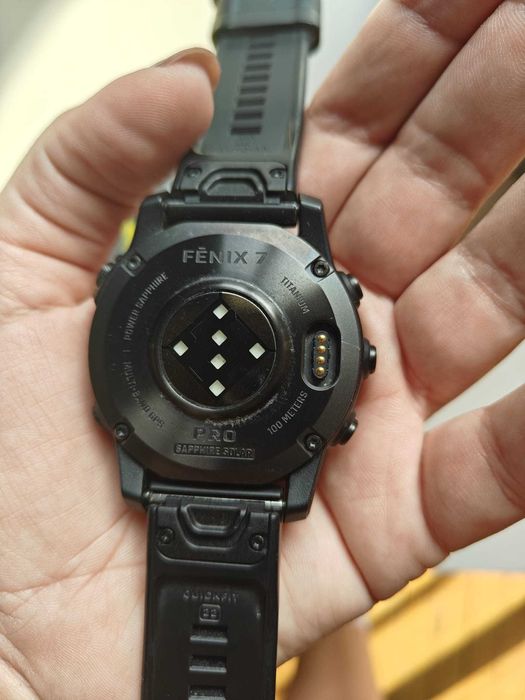 Garmin Fenix 7 Pro Sapphire Solar, 47 мм, черен