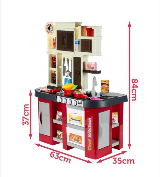Голяма детска кухня, Звук, Светлини и 58 аксесоара