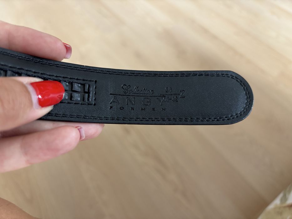 Мъжки кожен колан Angy