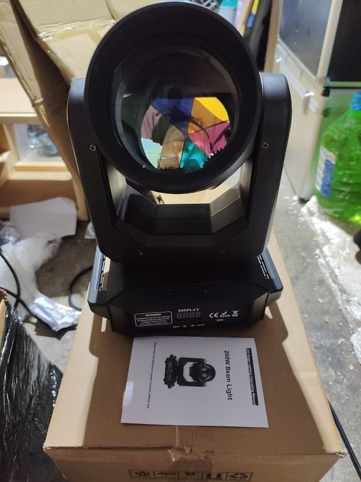 Moving head Beam mini 7 R 200 w Led Consum 280 W