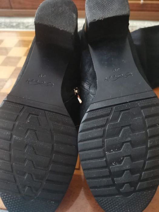 Продам сапоги замшевые