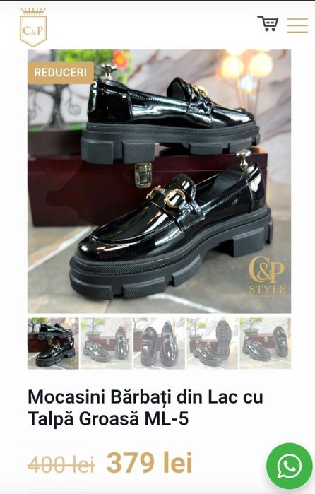 Mocasini barbat nr 39