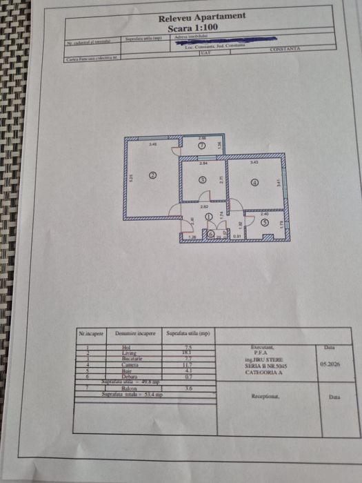 Apartament 2 camere decomandat