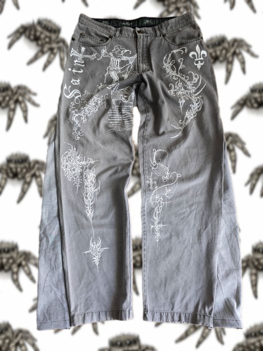 true religion diesel industries flared y2k adidas широки дънки