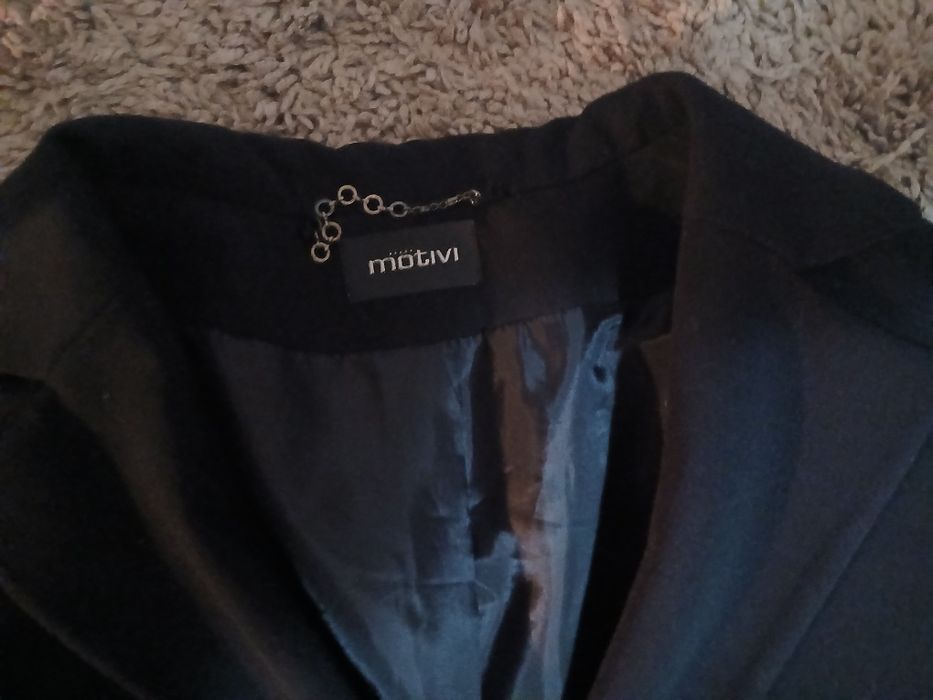 Sacou negru Motivi S | elegant, office, croială cambrată