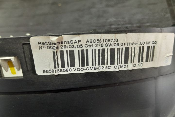 Ceasuri bord 9658138580 9658138580 Peugeot 407 prima generatie