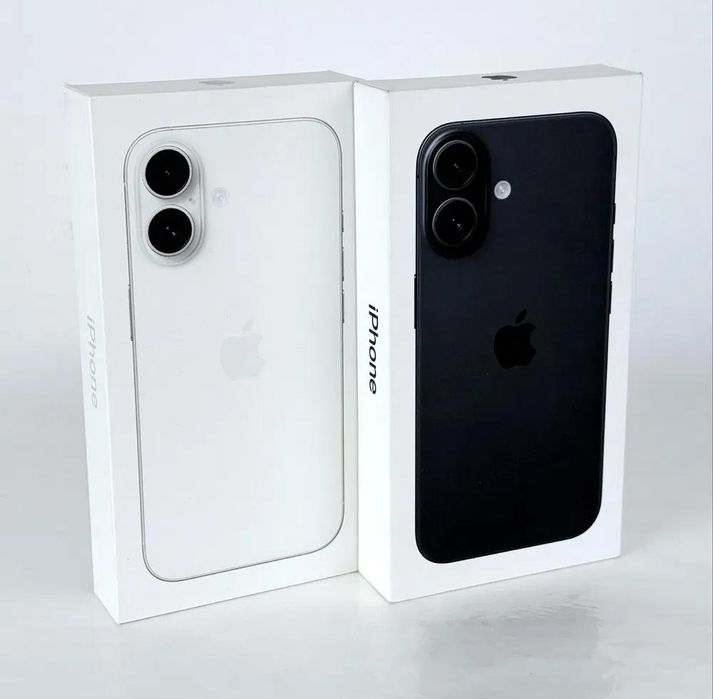 iPhone 16 - 128 GB , White & Black, sigilate