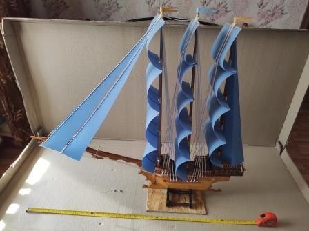 Макет корабля ручной работы