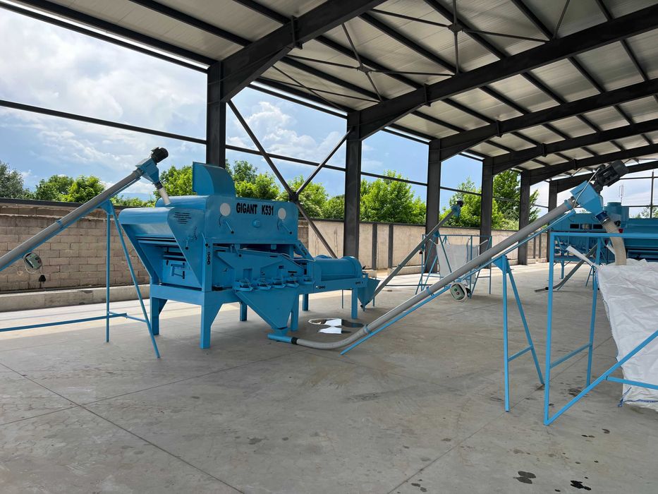 Линия за почистване и обеззаразяване на семена