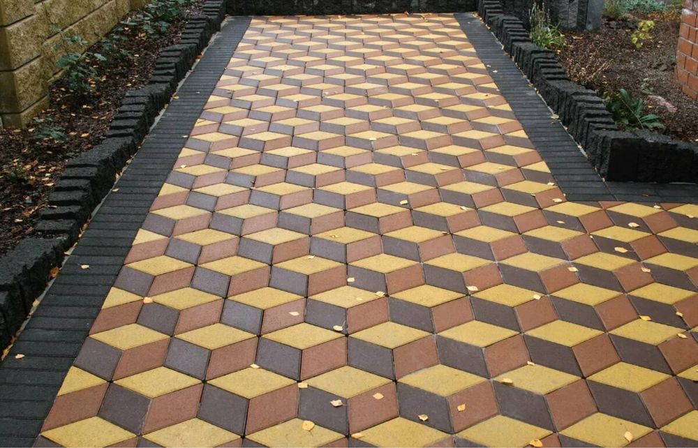 Укладка брусчатки