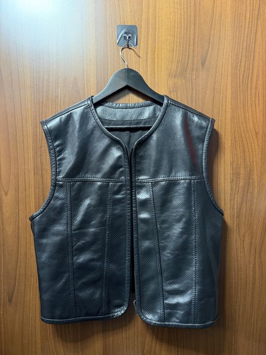 кожено яке и елек harley davidson