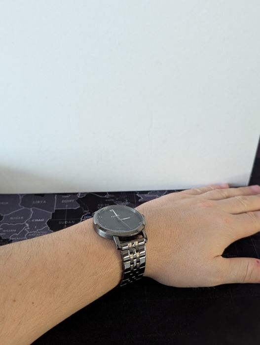 Стилен часовник Fossil Lux Luther, 44мм, 22мм, с метална верижка