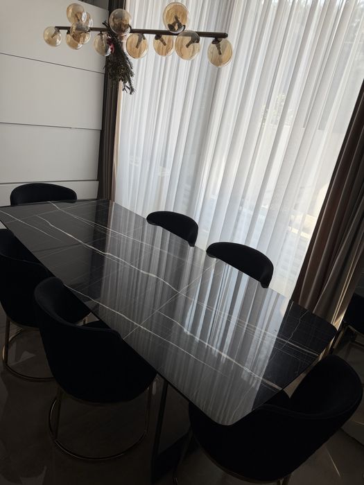 Vand masa dining cu 6 scaune Divani & sofa