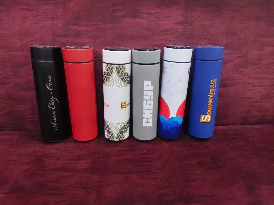 Термоса, бутылки, термо стаканы, ручки, ежедневники, наборы с печатью