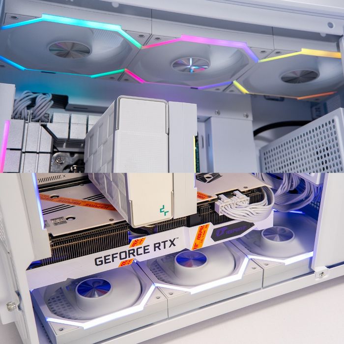 Комплект 3 reverse вентилатора Jungle Leopard XH White