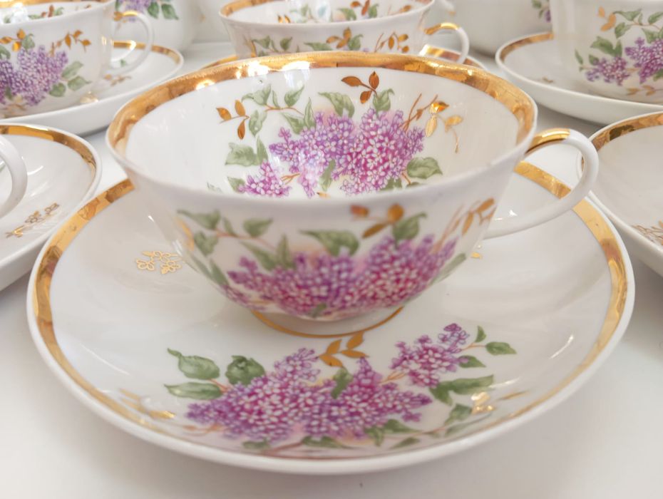 Руски порцелан. Сервиз .