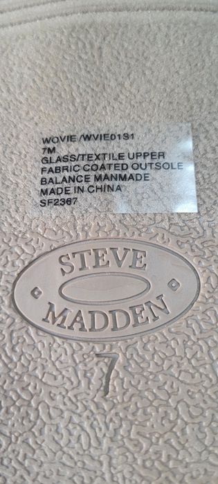 Papuci STEVE MADDEN originali.
