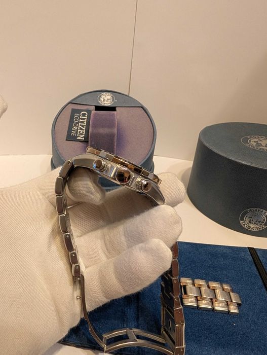 Промо! Citizen Signature Courageous BL5440 Solar Alarm Chrono часовник