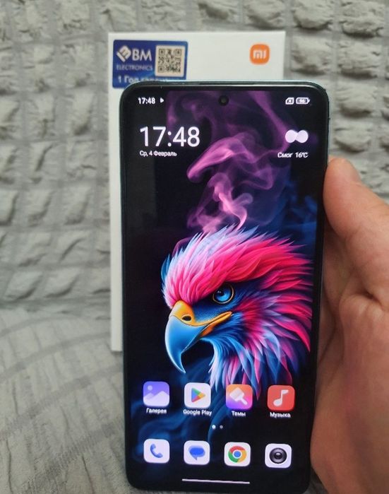 Xiaomi Redmi Note 14 8+8/128Gb Blue 2025 Igravoy Karobka Holati Yaxshi