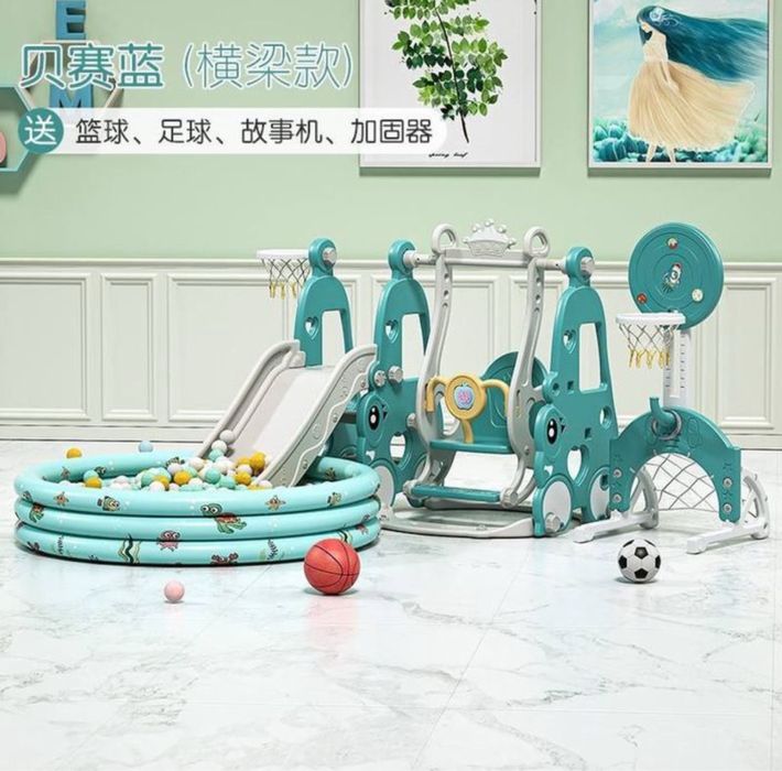 Горка качеля 6в1 игровая площадка.