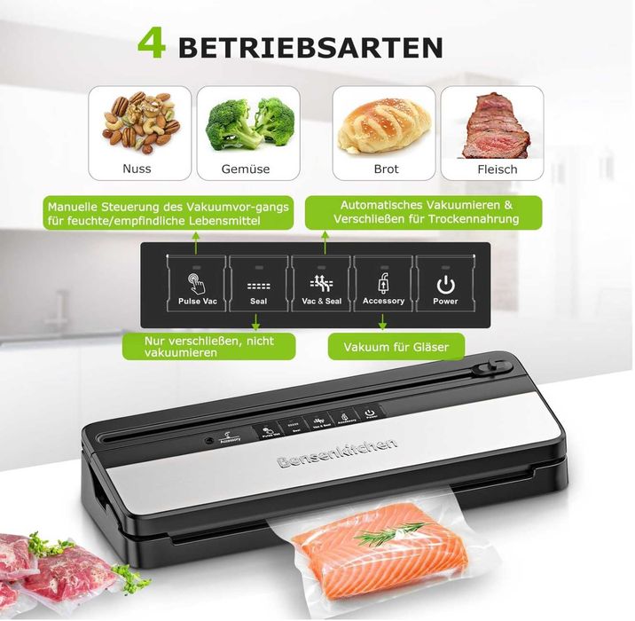 Aparat de vidat multifuncțional Bonsenkitchen VS3016