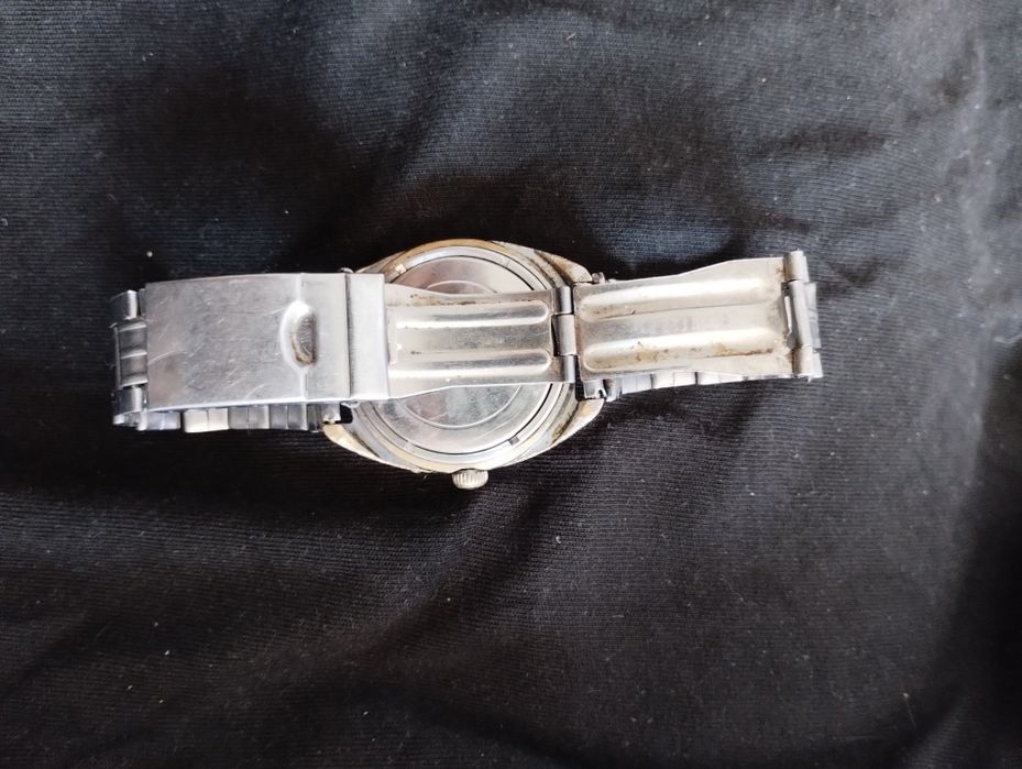 Ceas Slava 26 Rubine • Original USSR • Brățară metalică originală