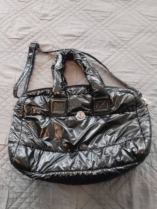 Мъжка черна  чанта Moncler