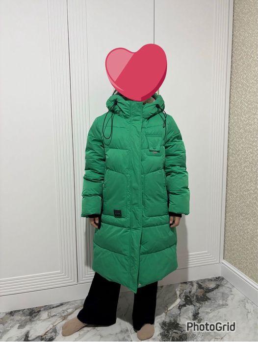 Пуховик на девочку куртка на девочку размер 146 см