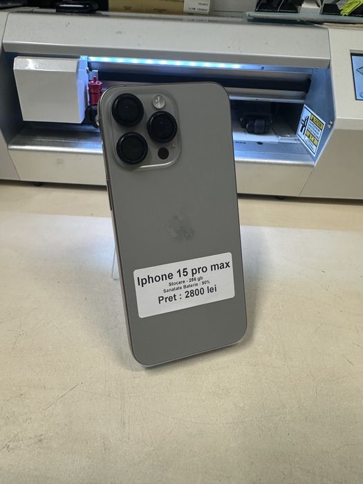 Iphone 15 pro max / 256 gb / 90% baterie / garantie