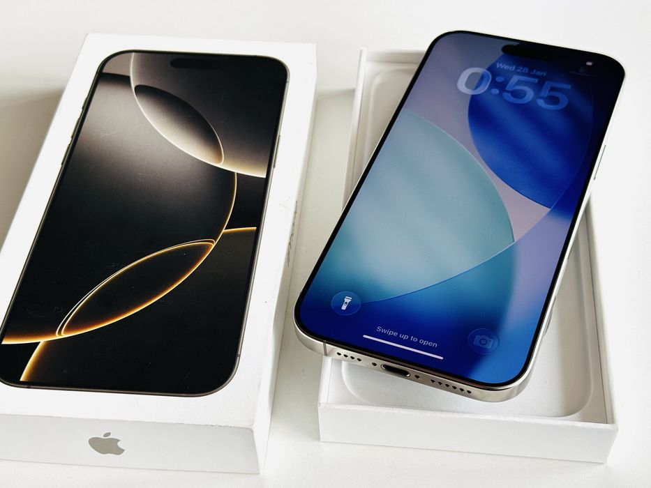 Iphone 16 Pro 128GB Natural Titanium Гаранция 6 месеца