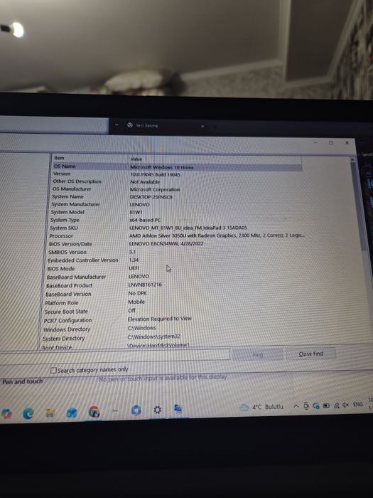 Lenovo IdeaPad 3 (15ADA05)