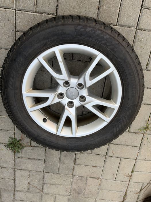 Jante + Cauciucuri iarna 215/60/17 5x112 ET 33 Audi/Volkswagen/Skoda/Seat