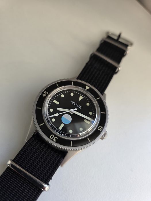 RDUNAE R6 Domed Sapphire Legendary Diver