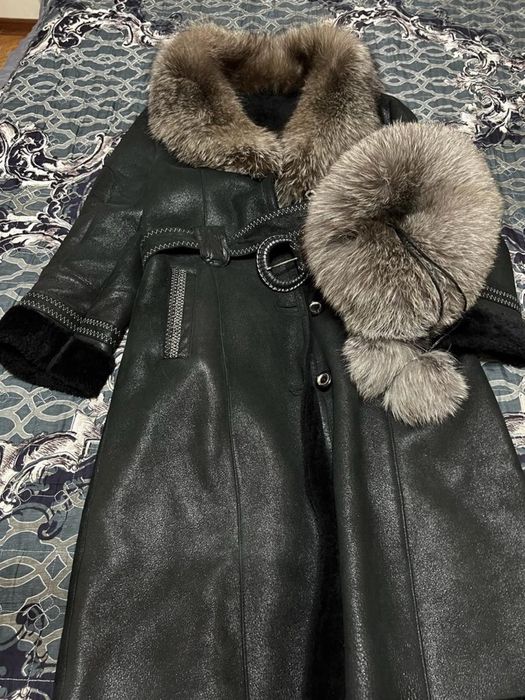 Продам чернобурку с шапкой