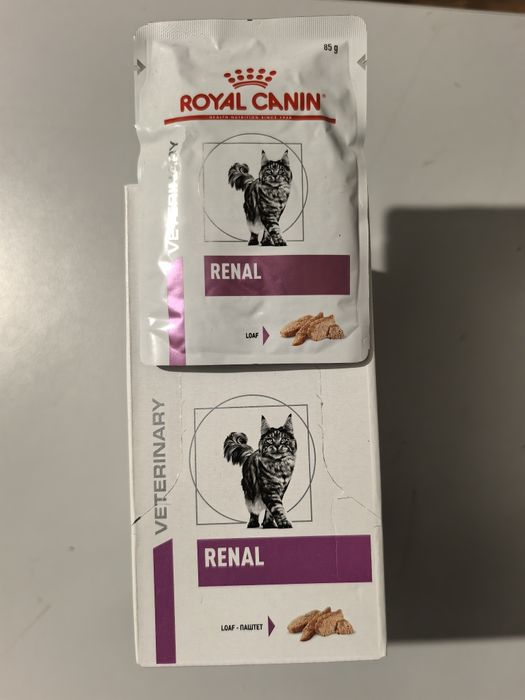 Royal Canin Renal Mousse и Purina Pro Plan Renal Function